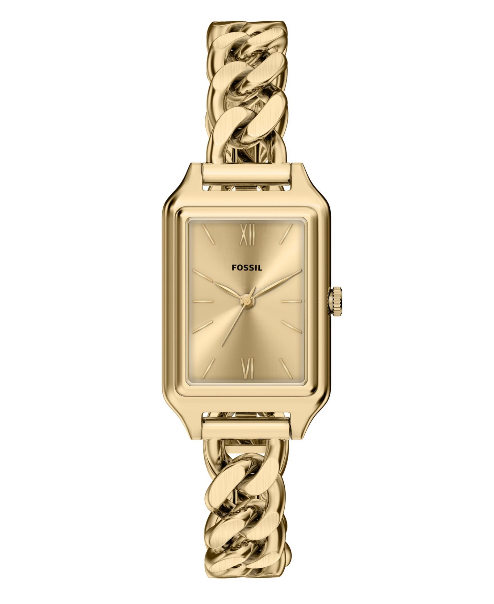 Fossil Женские часы Raquel Three-Hand из золотистой нержавеющей стали, 23mm