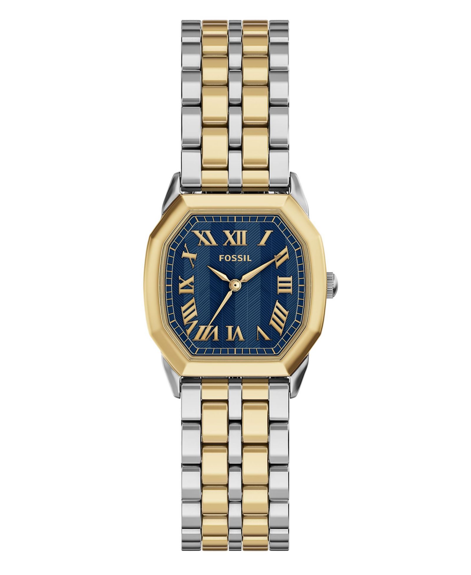 Женские часы Fossil Harlow Three-Hand Two-Tone Stainless Steel, 27mm