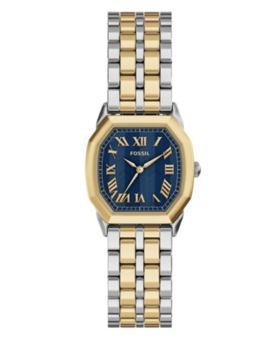 Женские часы Fossil Harlow Three-Hand Two-Tone Stainless Steel, 27mm