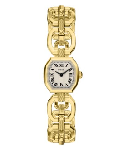 Fossil Женские часы Harlow Mini Two-Hand 20mm Gold-Tone