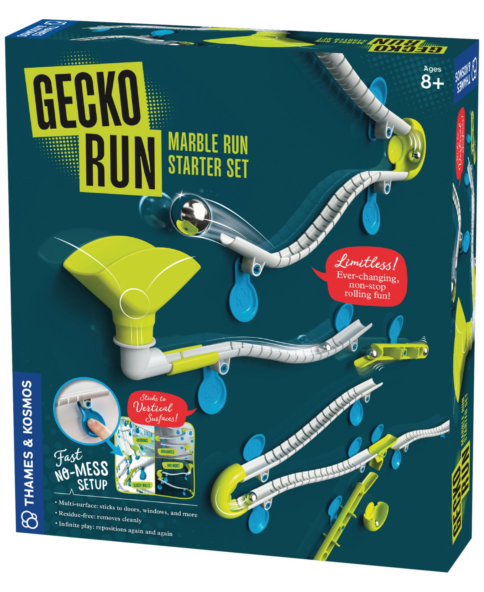 Thames & Kosmos Gecko Run стартовый набор игры с мраморным треком