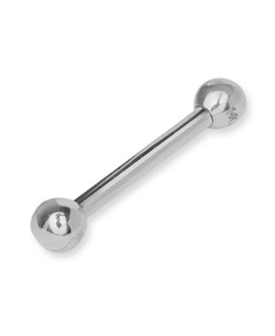 Curata Jewelry Украшение для пирсинга брови 14k Yellow or White Gold 2mm Ball 16g Straight