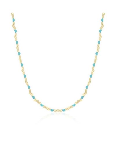 Цепочка The Lovery Enamel Heart Link из стерлингового серебра с напылением 14K Gold