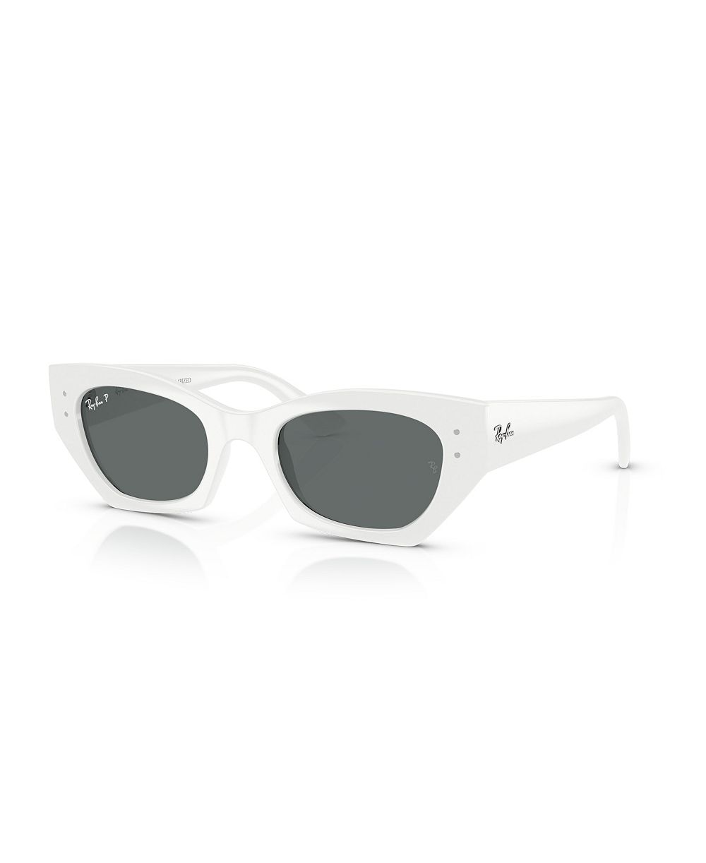 Ray-Ban Polarized Geometric Sunglasses, Zena RB4430