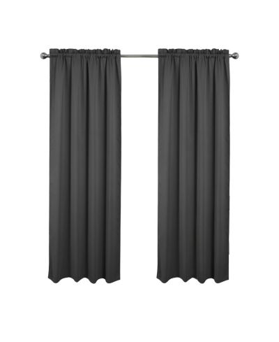 RT Designers Collection 100% Polyester Twilight Blackout Rod Pocket Curtain Panel