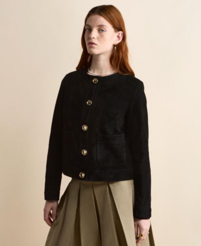 Furniq UK Women's Suede Jacket