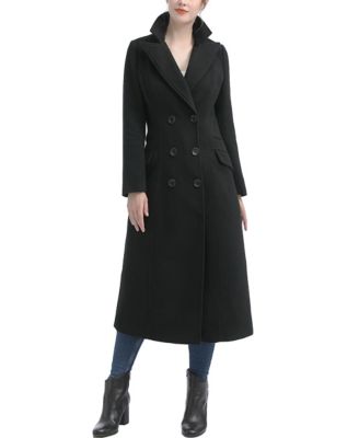 kimi + kai Women's Ovie Double Breasted Wool Blend Long Coat