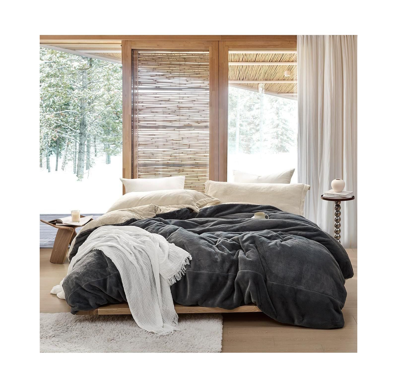 Coma Inducer Plumpy Pudgy Portly Chunky Bunny Comforter with Cover - Poppy Seed Birch