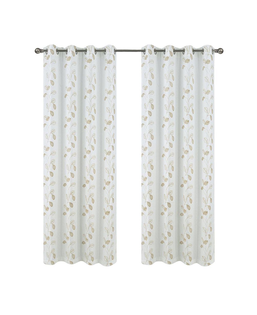Штора RT Designers Collection 100% Polyester 140 GSM Reed Embroidered Grommet