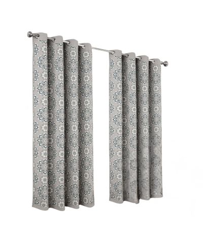 RT Designers Collection 100% Polyester 190 GSM Tilley Revisible Blackout Grommet Curtain Panel 54" x 84"