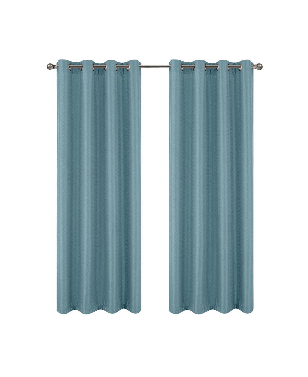 RT Designers Collection 100% Polyester 140 GSM Sedona Jacquard Grommet Curtain Panel 54" x 84"