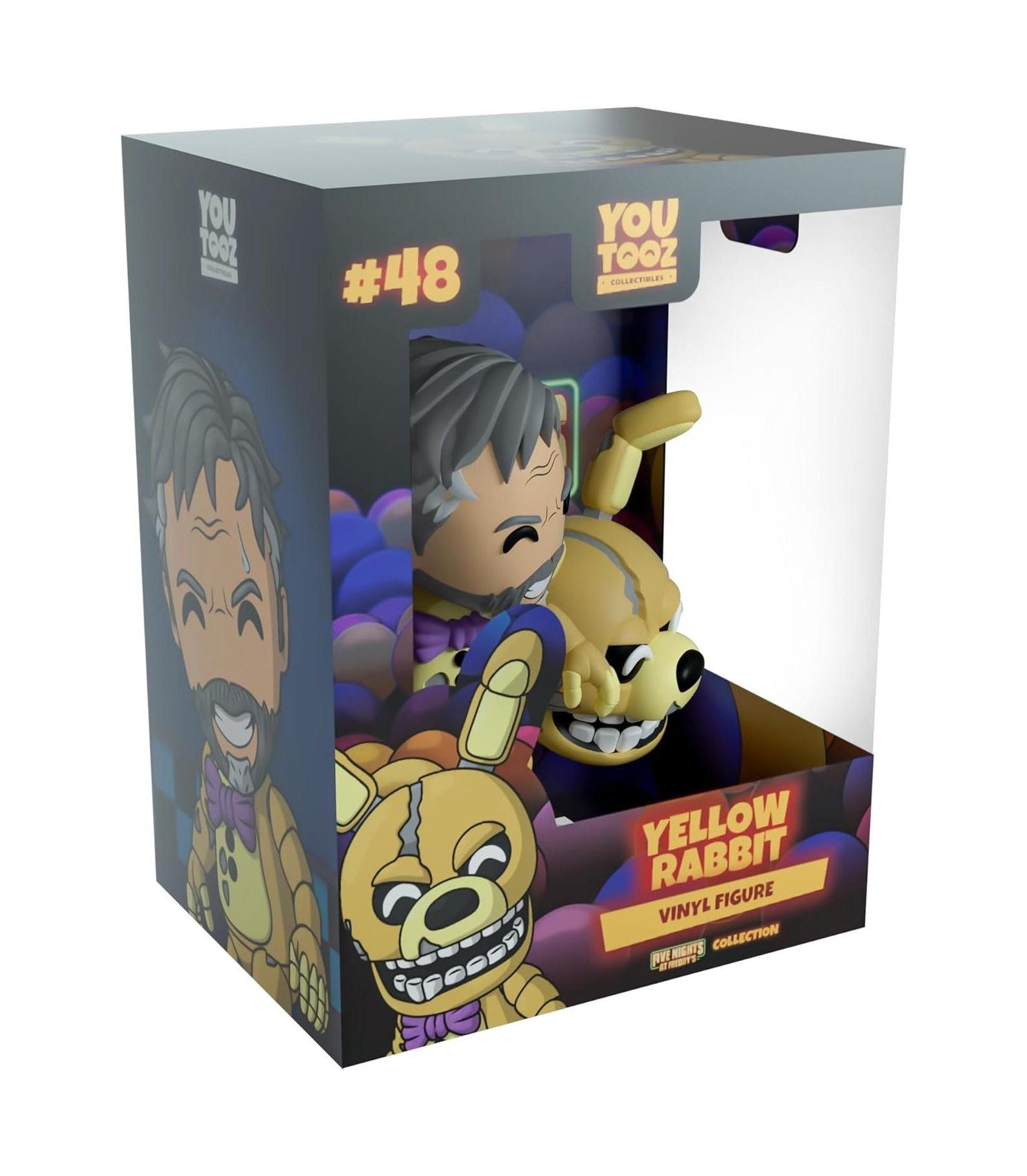 Youtooz Yellow Rabbit FNAF Movie Collection 5.4" Interchangeable-Head Vinyl Figure, 14 Years & Up