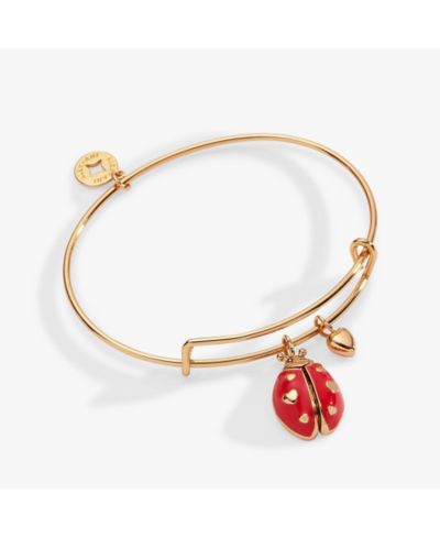 Браслет Alex and Ani Make Your Own Luck Ladybug Charm