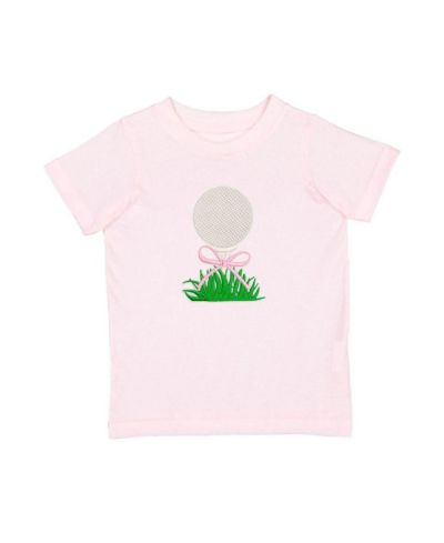 Детская футболка Sweet Wink Little Girls Golf Tee Bow Patch с коротким рукавом