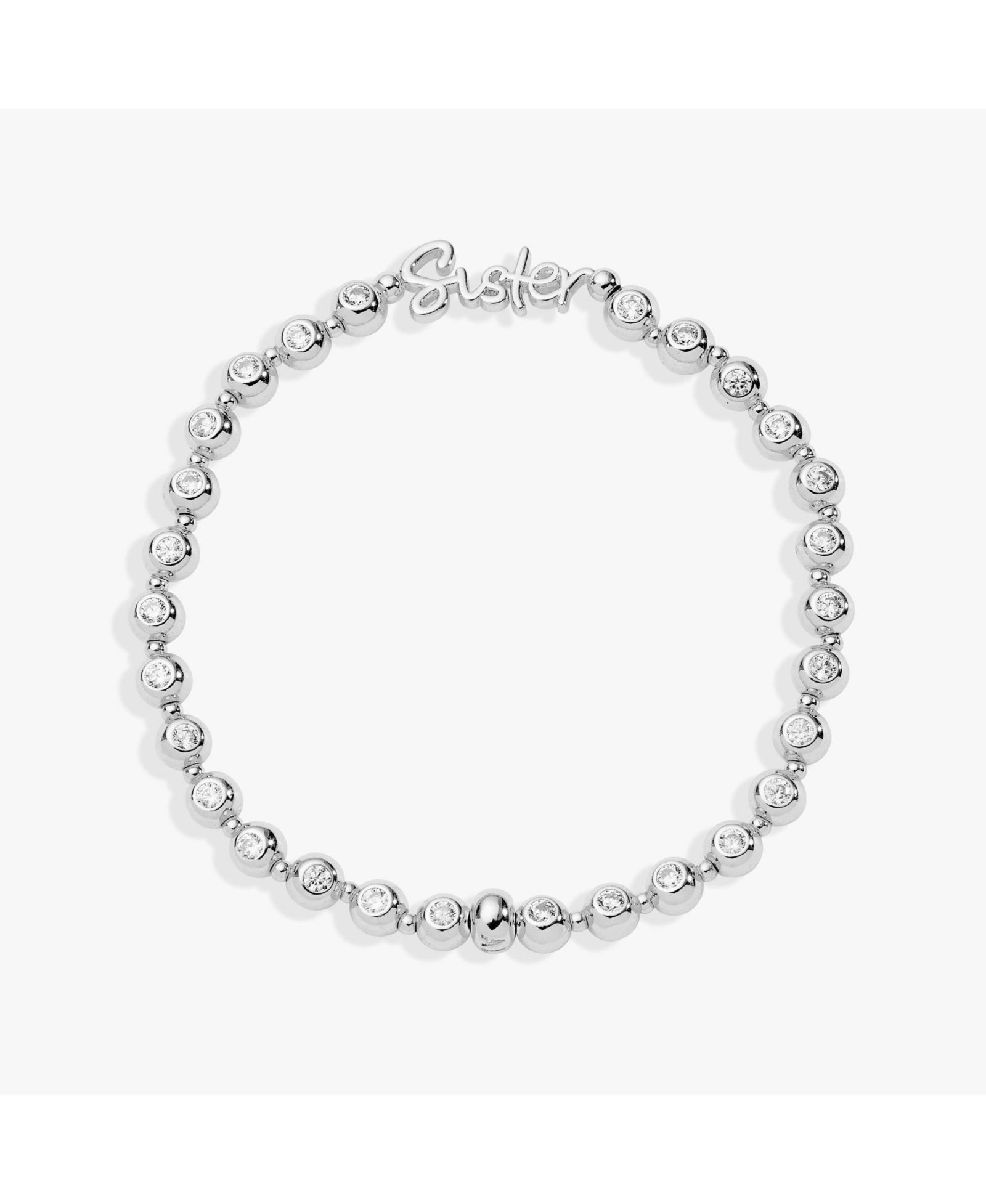 Alex and Ani браслет Sister с кристаллом