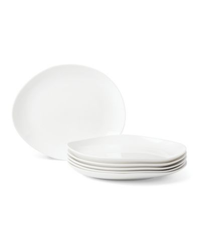 Lenox Studio 1414 Bone China Curved Dinner Plates, Set of 6