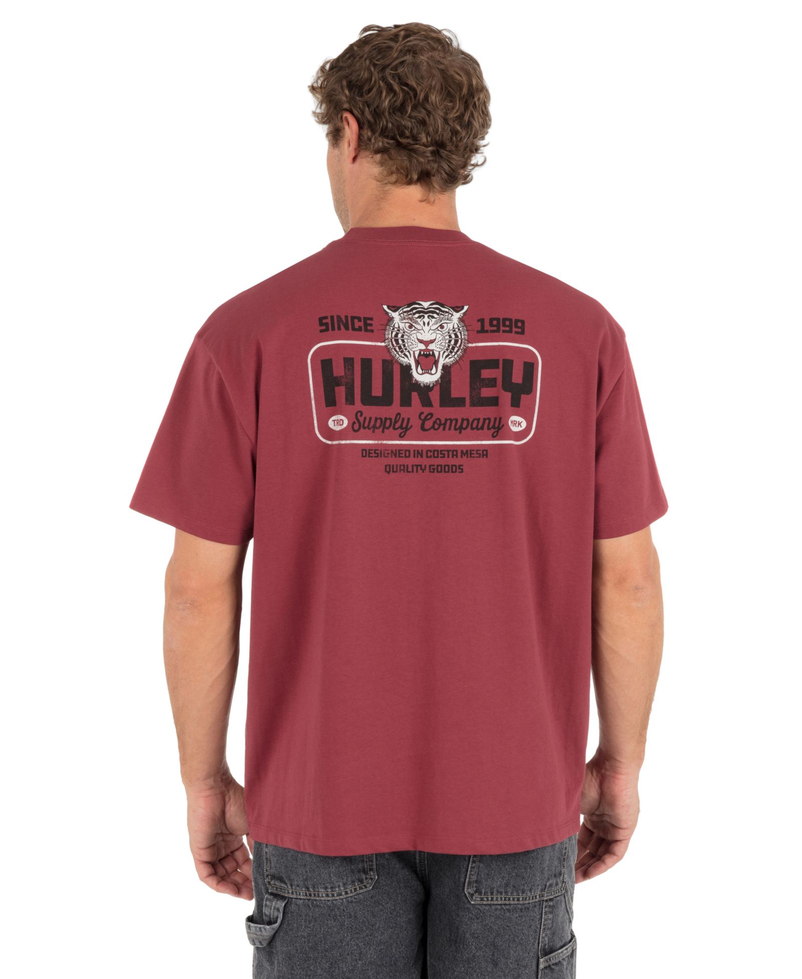 Hurley Men's Tiger Fast Garage Short-Sleeve T-Shirt