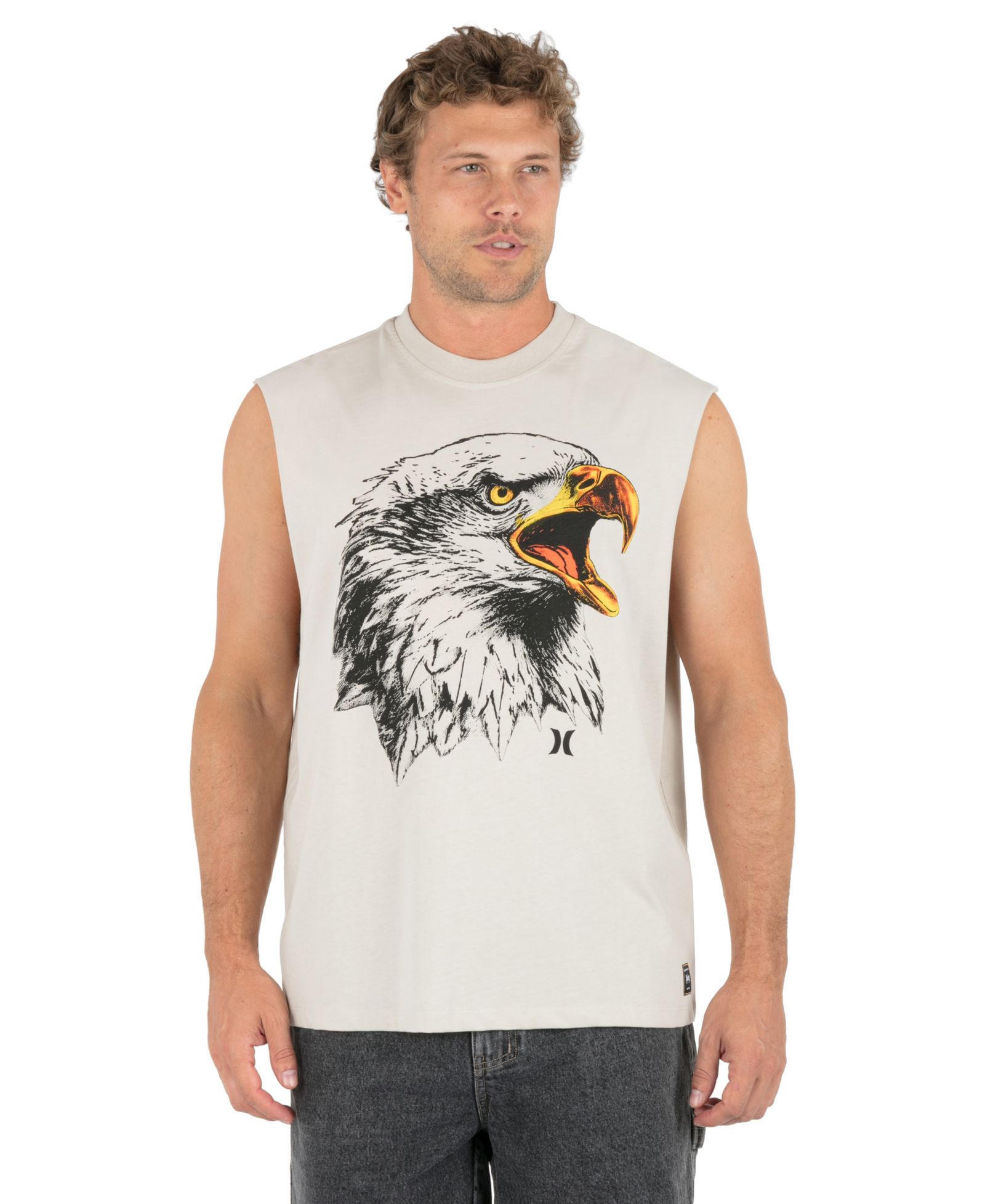 Hurley Men's Crewneck Muscle T-Shirt