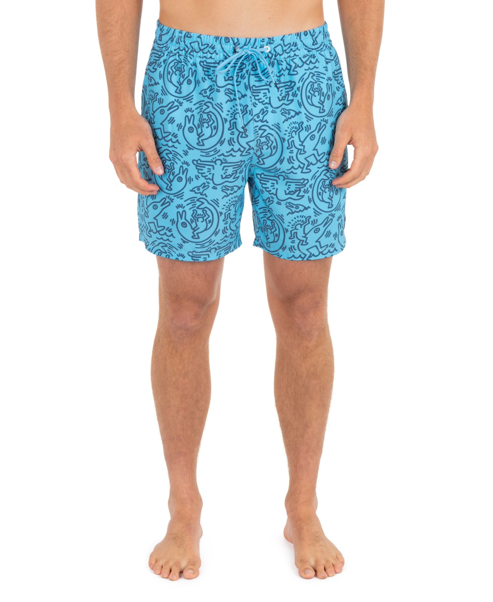 Hurley Мужской плавательный костюм Cannonball Volley 17"
