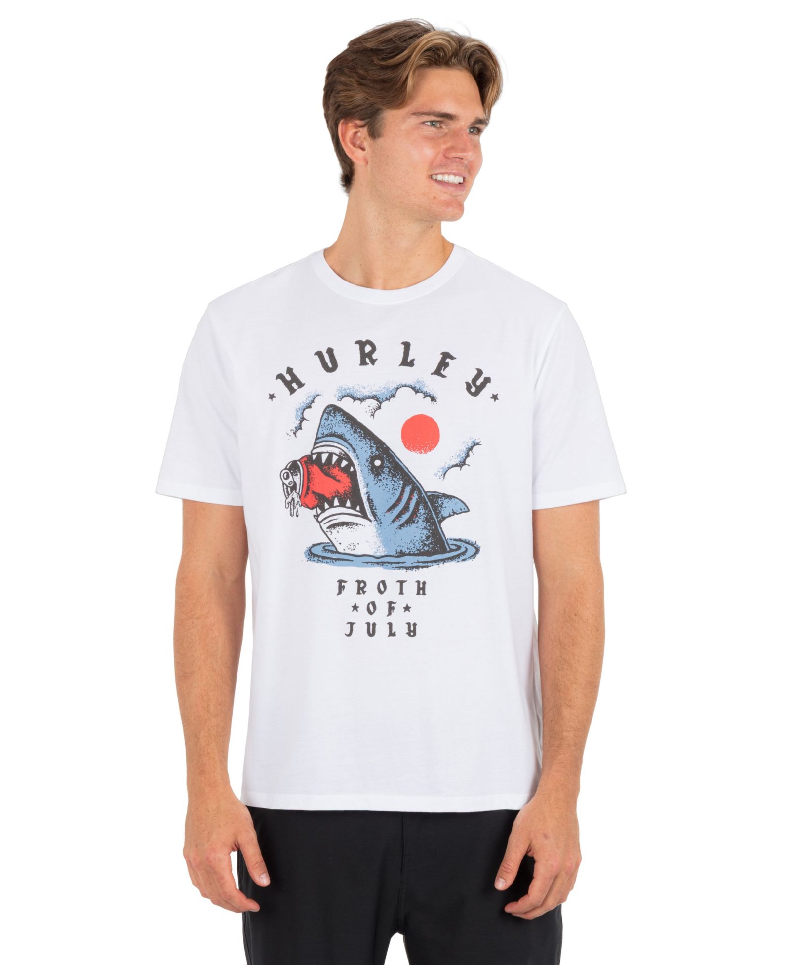 Мужская футболка Hurley Froth Of July с коротким рукавом