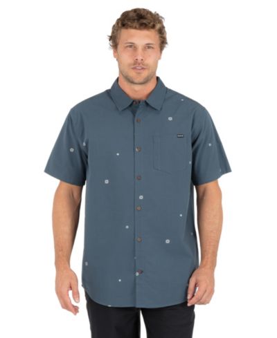 Hurley Men's Dobby Short-Sleeve Shirt