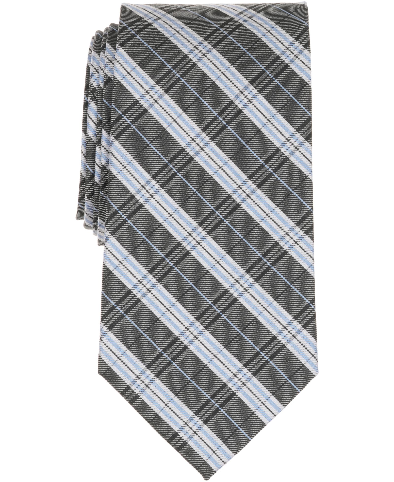 Brooks Brothers Men's Double Plaid Pattern Tie