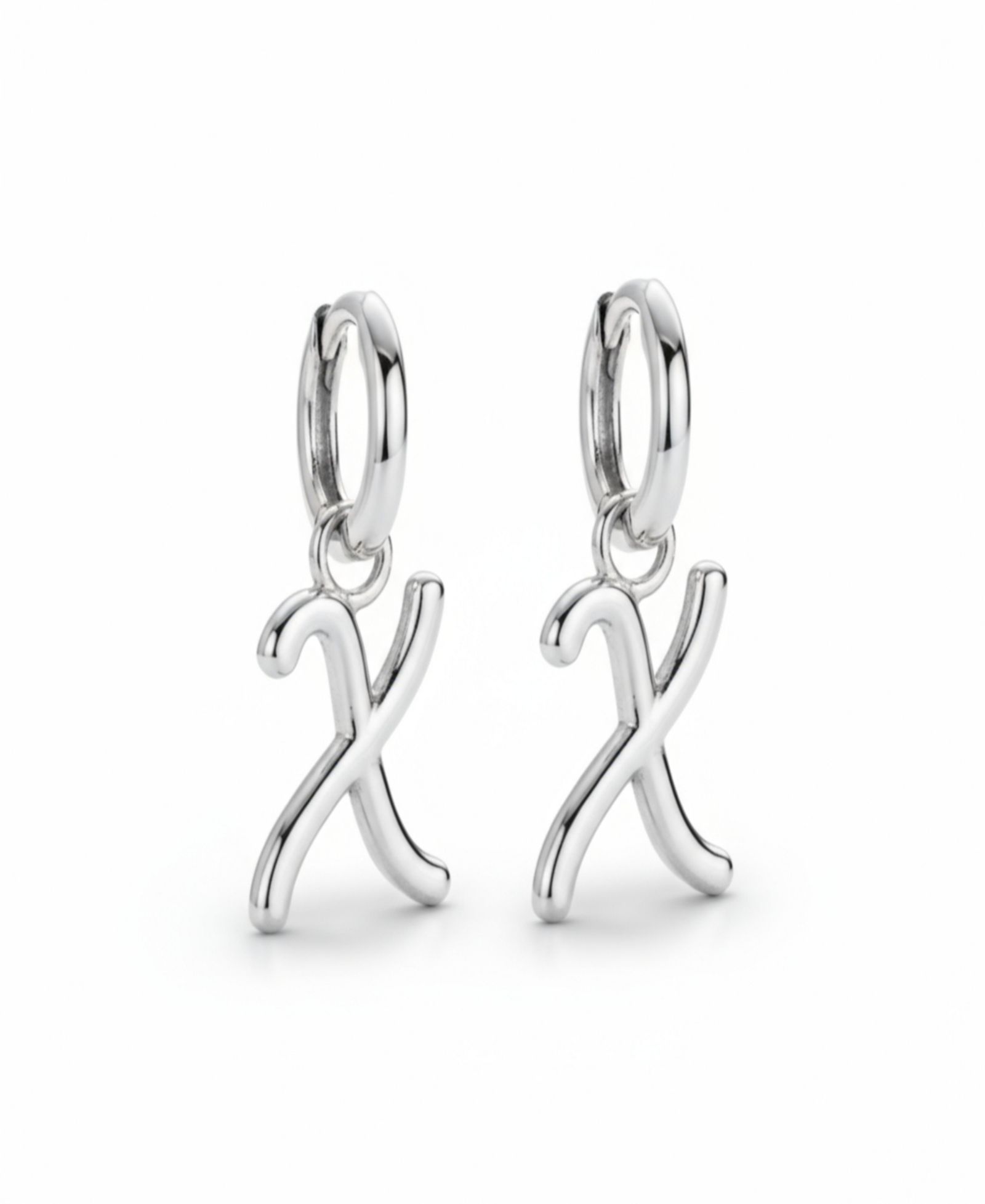 Oak & Luna Mini Signature Initial Huggie Earrings