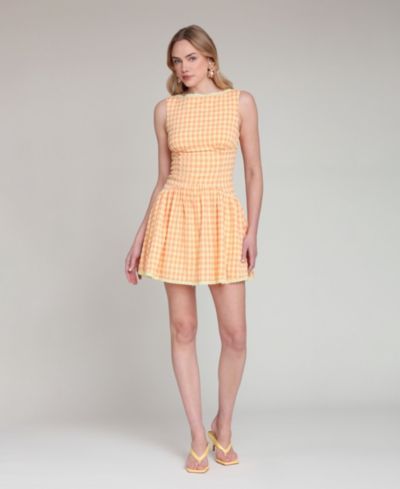 Женское платье Avec Les Filles Sleeveless Boat Neck
