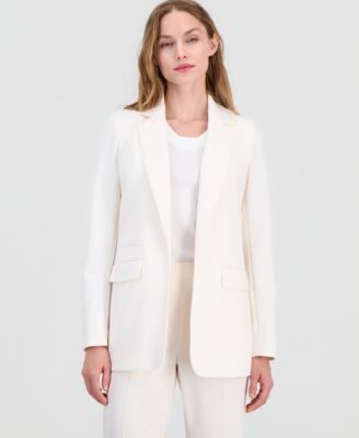 Женский блейзер Anne Klein Notch-Collar Open-Front Three-Pocket