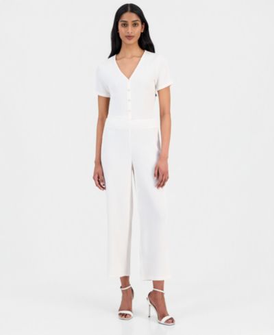 Anne Klein Женские широкие брюки из гофрированного трикотажа