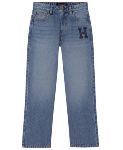 Tommy Hilfiger Boys' 8-20 Straight-Leg Logo Jeans