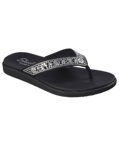 Женские шлепанцы Skechers Meditation Luxe Sunny Glow