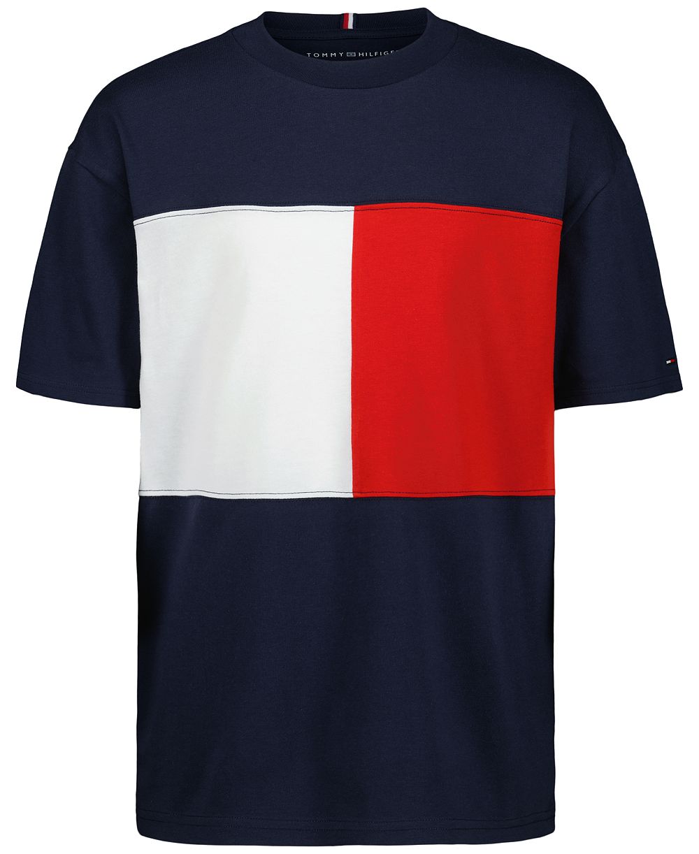 Детская футболка Tommy Hilfiger Iconic Block, короткий рукав
