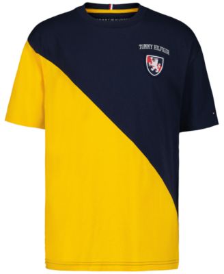 Детская футболка Tommy Hilfiger Boys' 2T-7 Color-Block с коротким рукавом