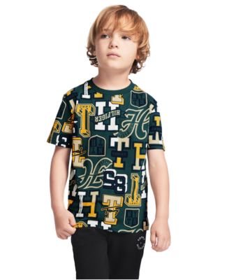 Детская футболка Tommy Hilfiger Boys' 2T-7 Varsity Print Short-Sleeve