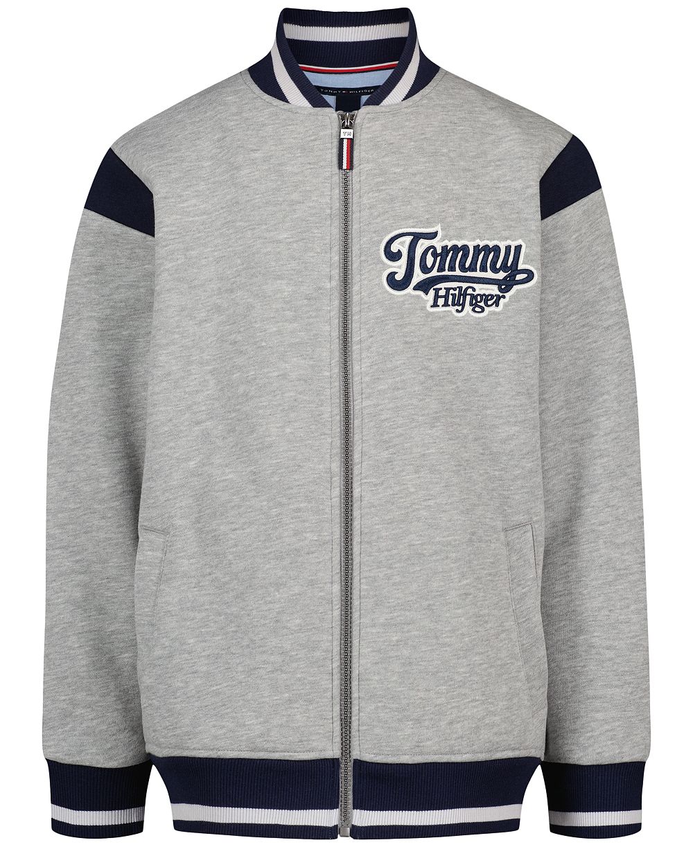 Tommy Hilfiger Boys' 2T-7 Varsity Freshman Zip-Front Jacket