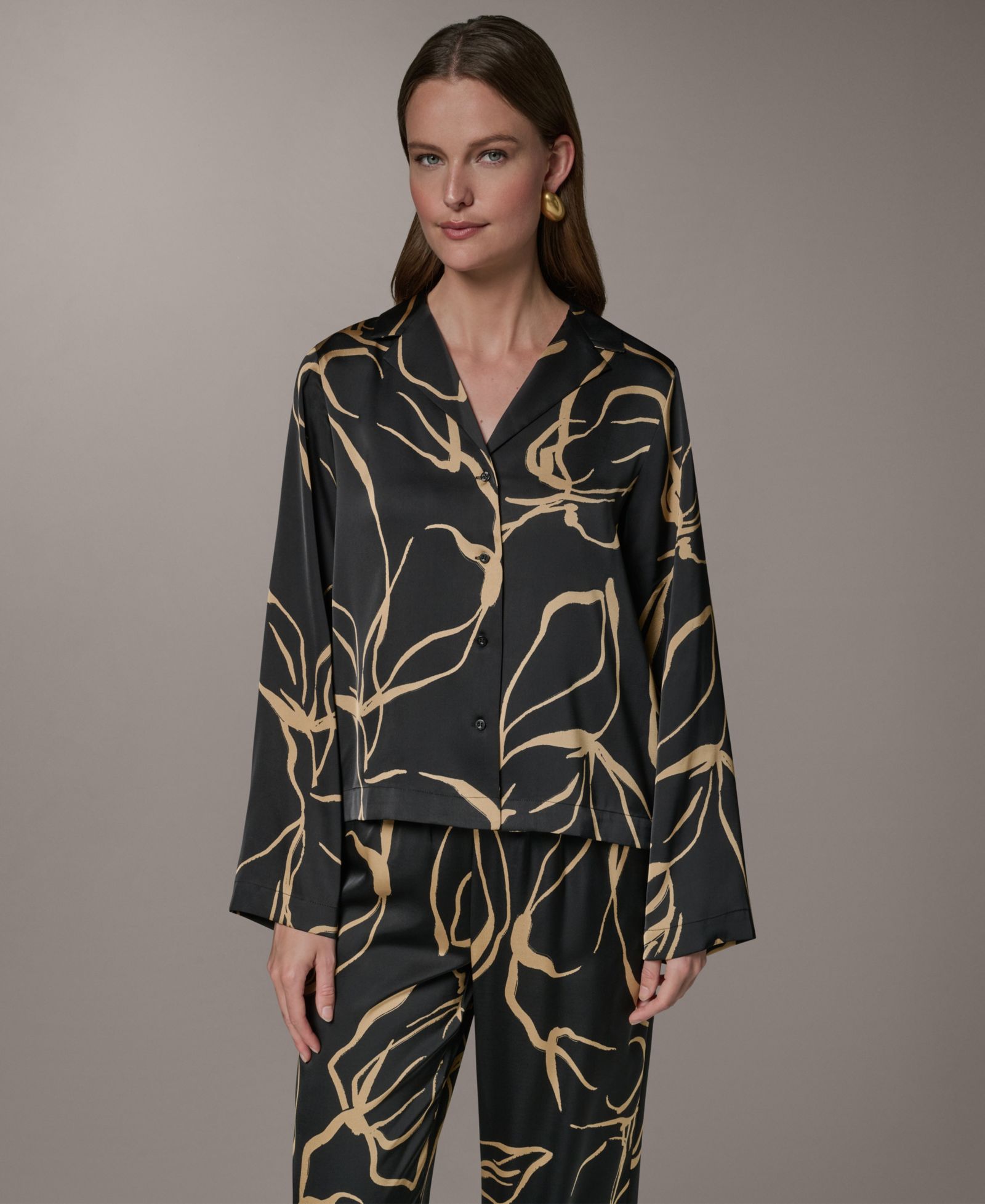 Donna Karan New York Women's Button-Up Top