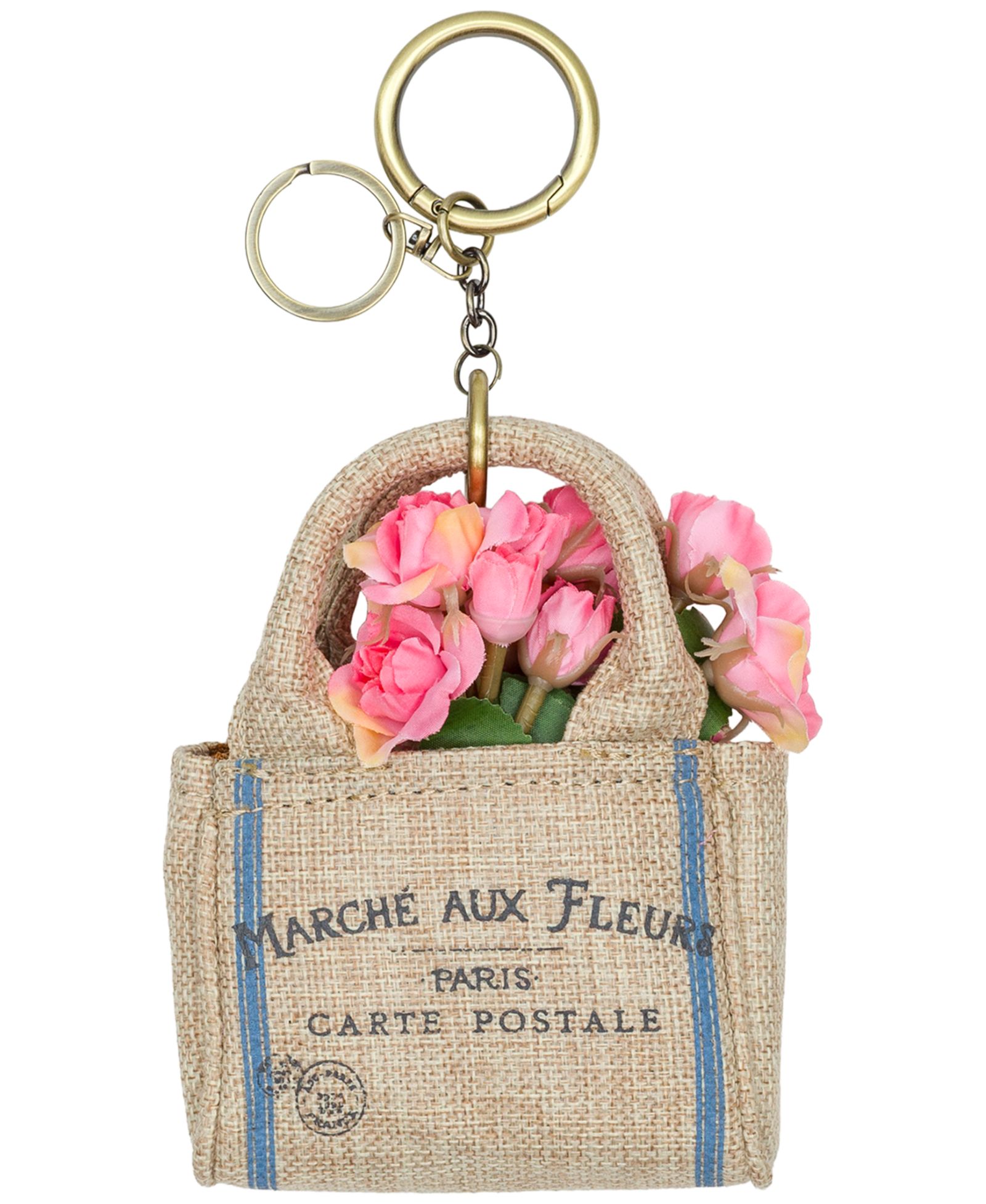 Брелок Patricia Nash Parsian Market Tote Bag Charm