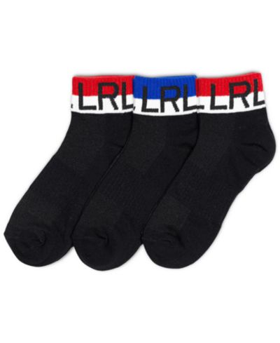 Lauren Ralph Lauren Женские носки Quarter Crew, 3-Pack