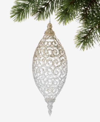 Holiday Lane Gilded Glamour Finial Ornament, Macy's Exclusive