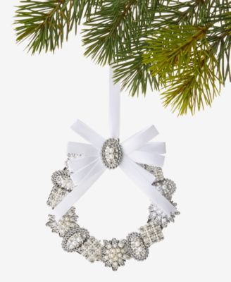 Holiday Lane Jeweled Classics Wreath Ornament, Macy's Exclusive