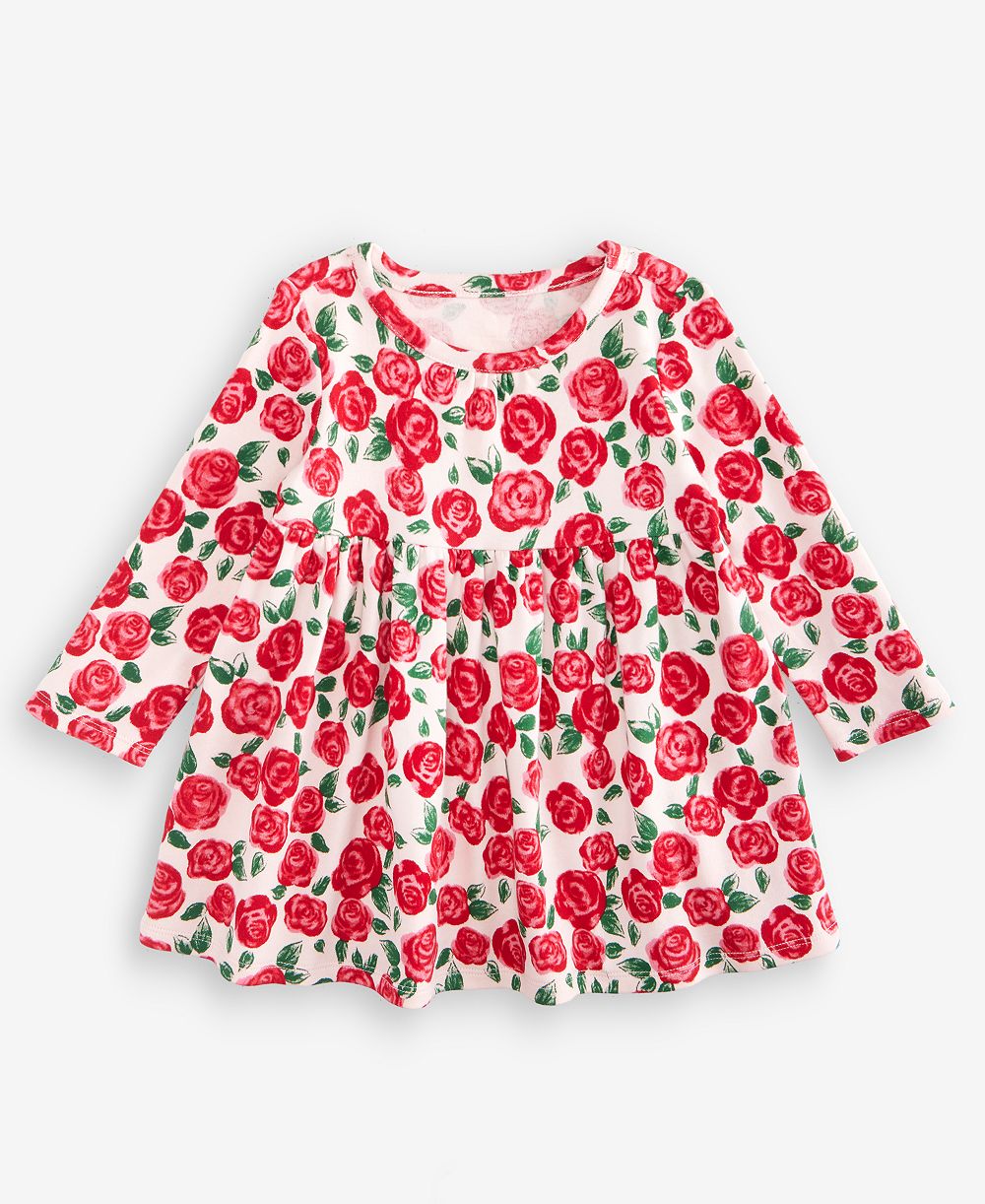 Платье First Impressions Long-Sleeve Rose