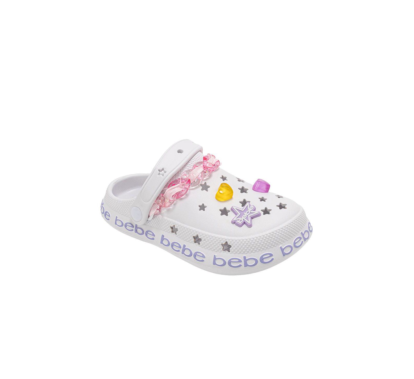 Детские сандалии Bebe Lightweight EVA Clog с цепочкой и декором