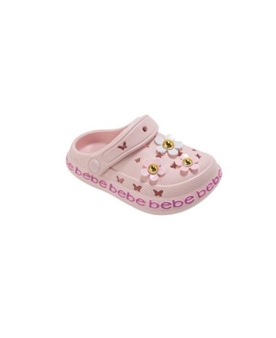 Bebe детские сабо EVA Comfort с украшениями-цветами