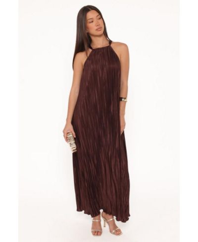 Petal and Pup Женское платье Maxi Melody Plisse Halter