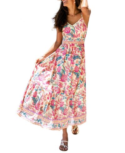 Женское пляжное платье Cupshe Cherubim Paisley Maxi