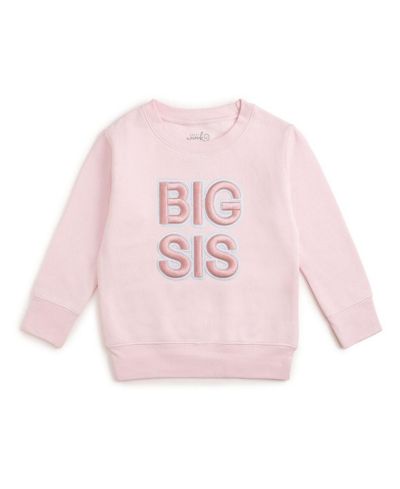 Свитшот Sweet Wink Little Girls Big Sis с вышитой нашивкой