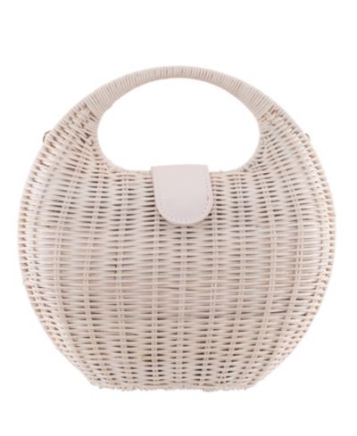 Сумка-сакволе Nina Kava Rounded Rattan Small