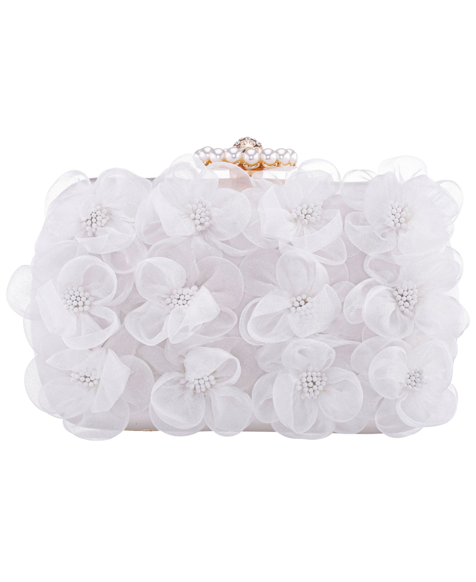 Мини-клатч Nina 3-D Flower Minaudiere Handbag