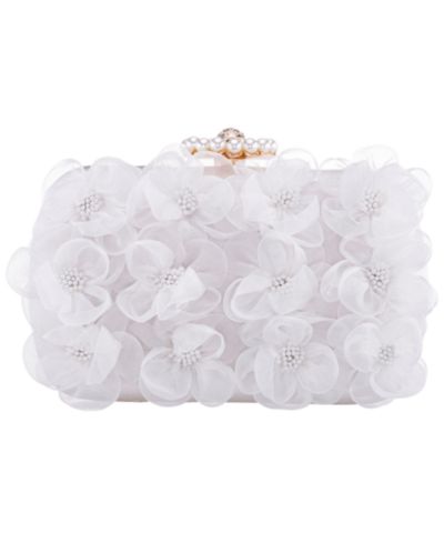 Мини-клатч Nina 3-D Flower Minaudiere Handbag